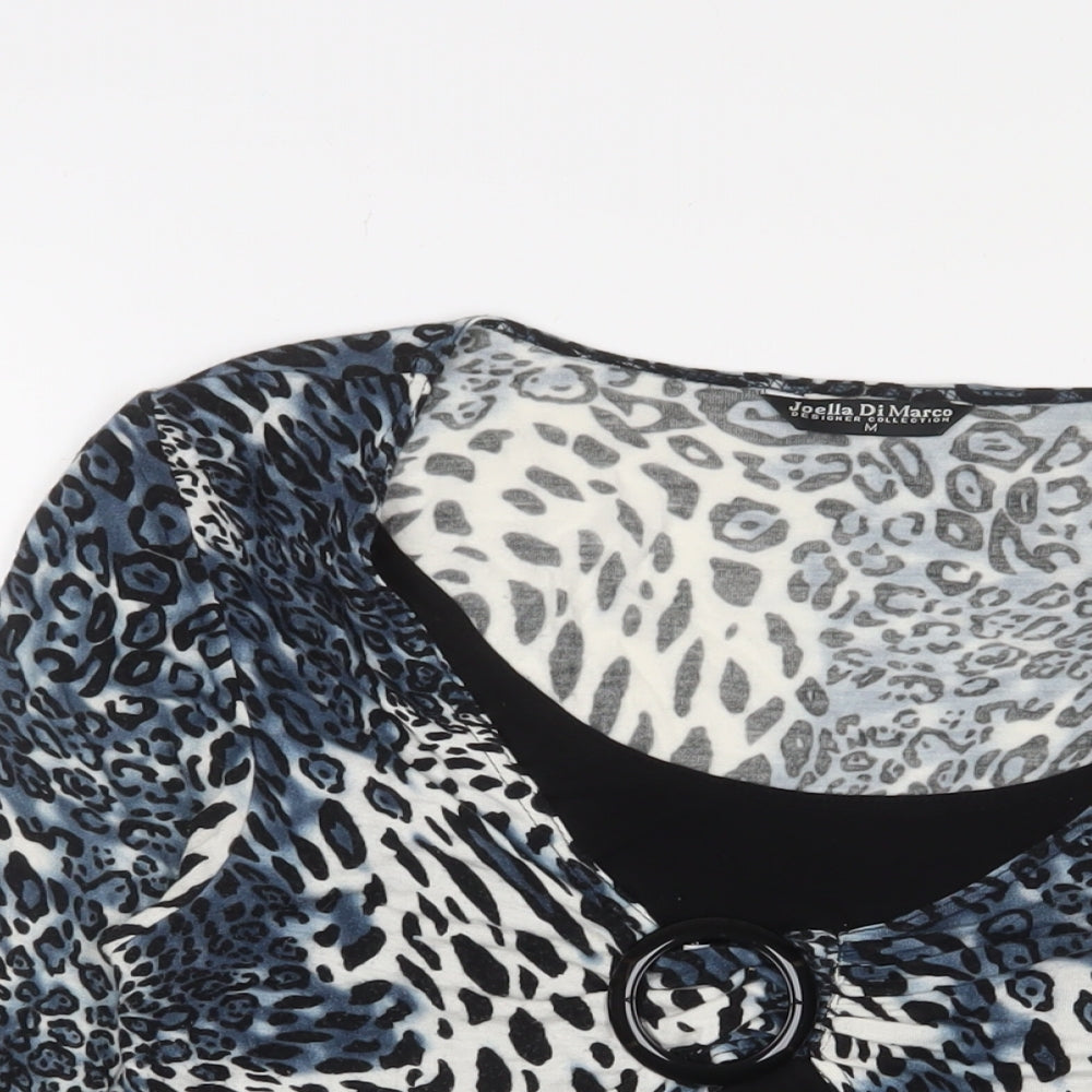 Womens UK Size M Joella Di Marco Blue Basic Blouse