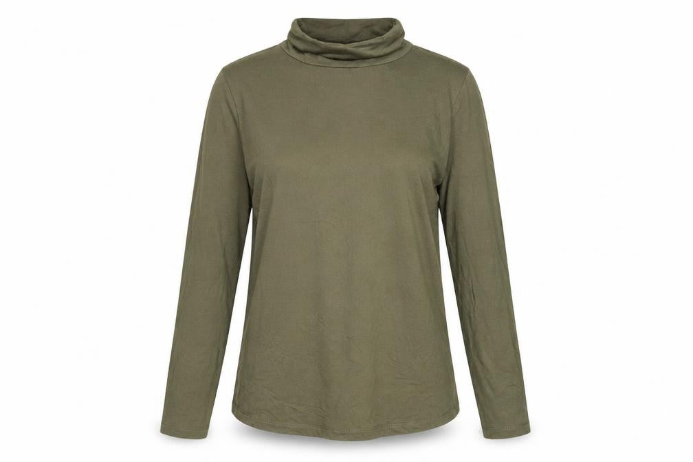Womens UK Size 10 ASOS Green Basic T-Shirt