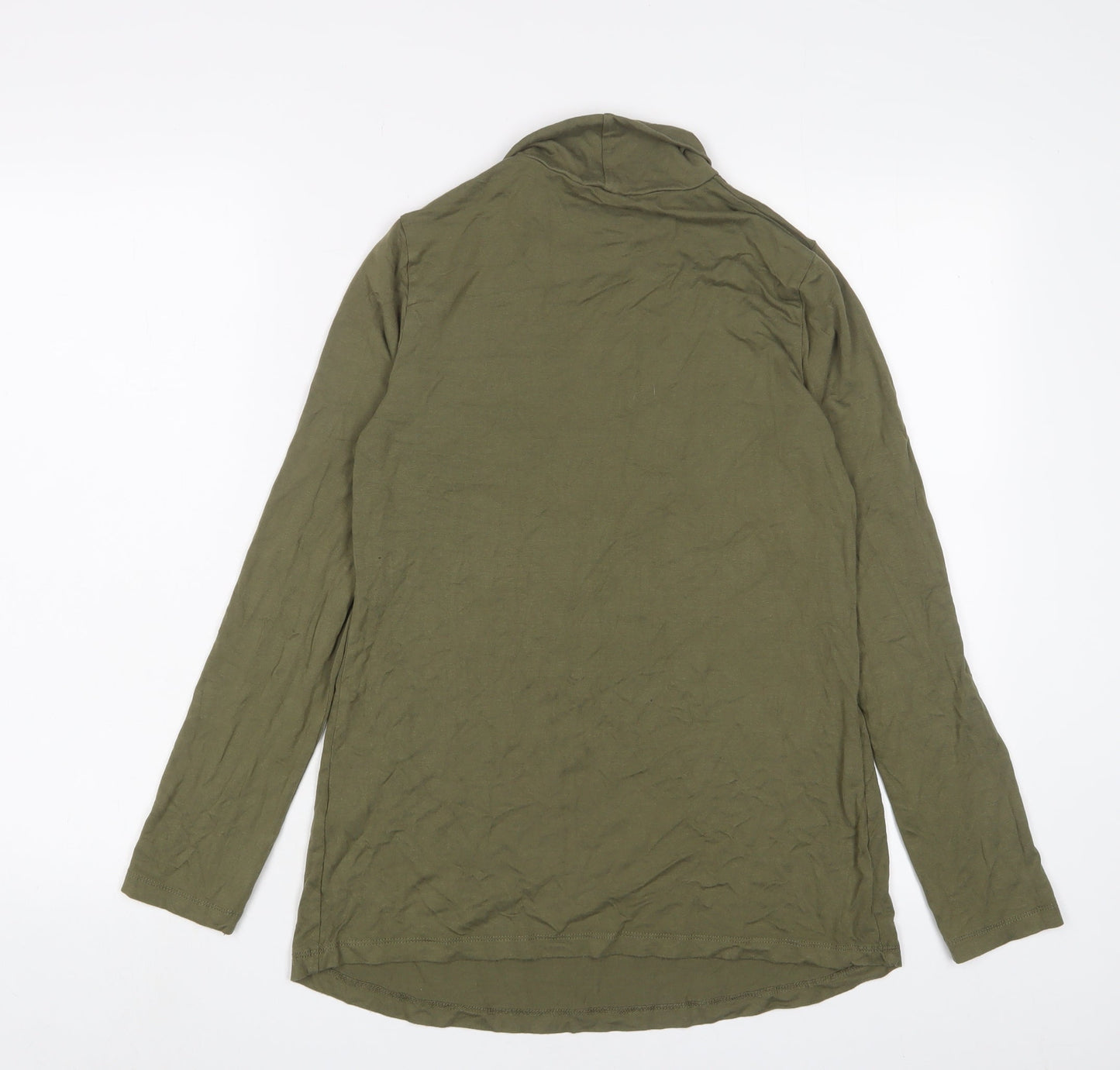 Womens UK Size 10 ASOS Green Basic T-Shirt