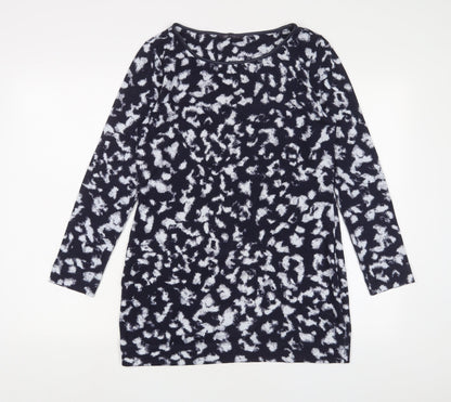 Womens UK Size 10 Marks and Spencer Blue Basic T-Shirt