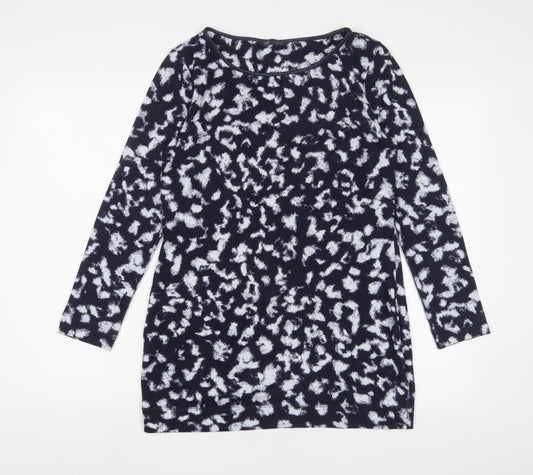 Womens UK Size 10 Marks and Spencer Blue Basic T-Shirt