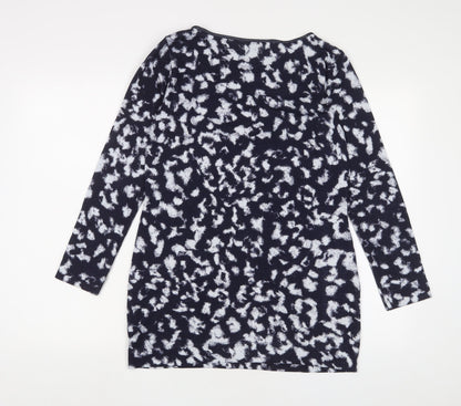 Womens UK Size 10 Marks and Spencer Blue Basic T-Shirt