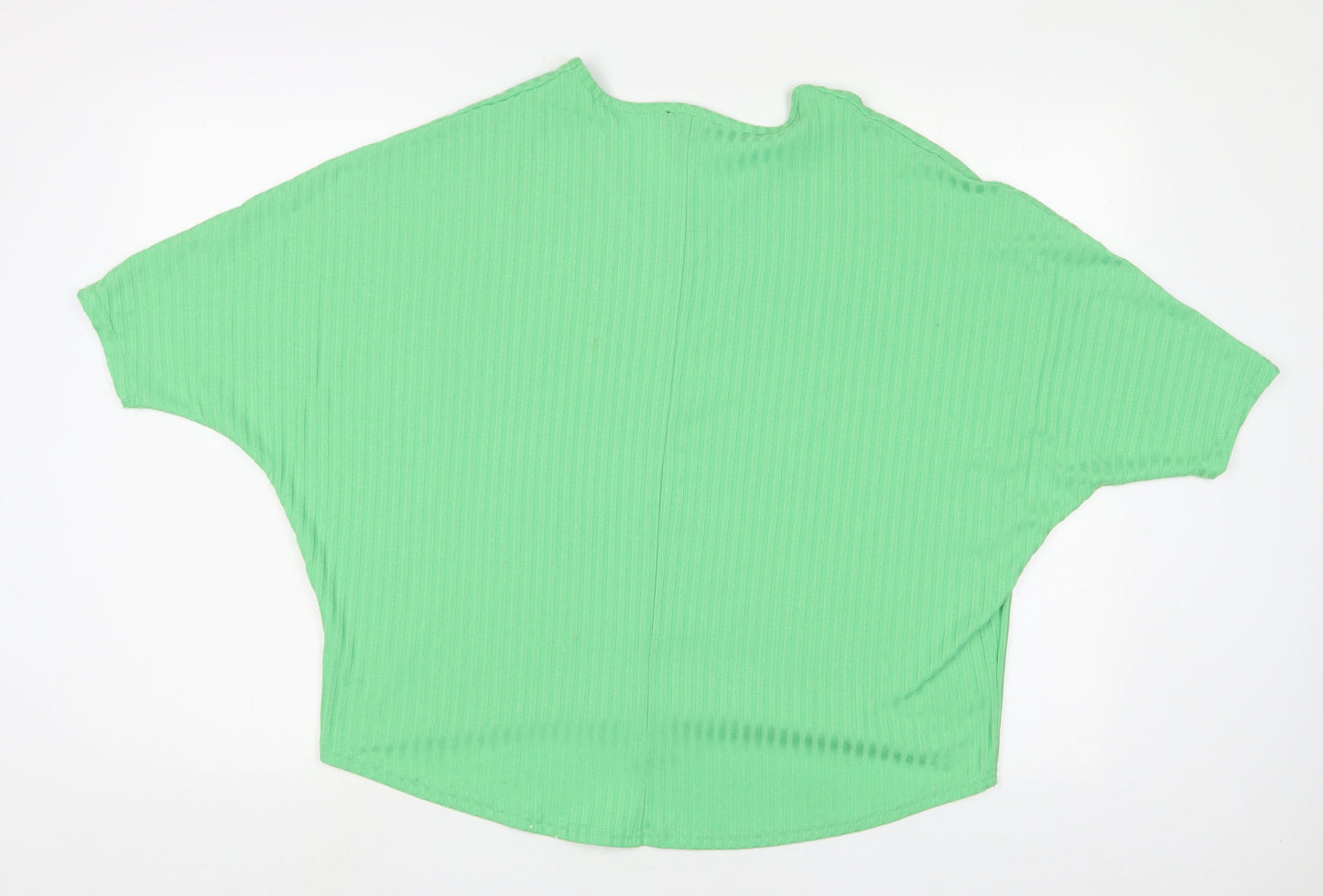 Womens UK Size S New Look Green Basic T-Shirt