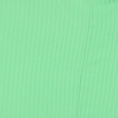 Womens UK Size S New Look Green Basic T-Shirt