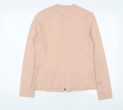 Marc Cain Womens Pink Jacket Size L Zip
