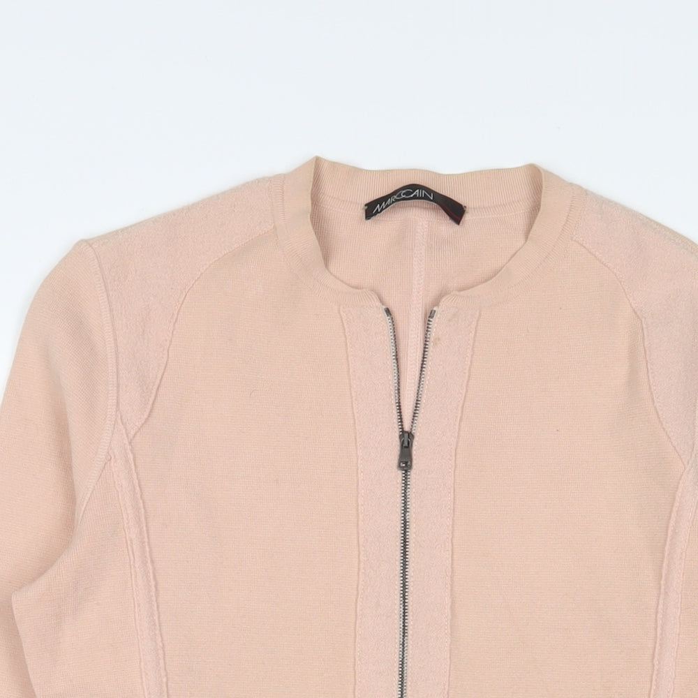 Marc Cain Womens Pink Jacket Size L Zip