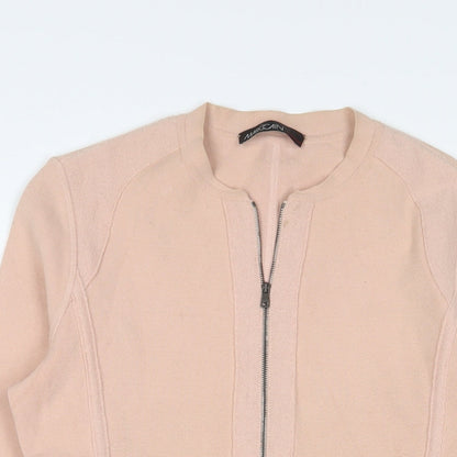 Marc Cain Womens Pink Jacket Size L Zip