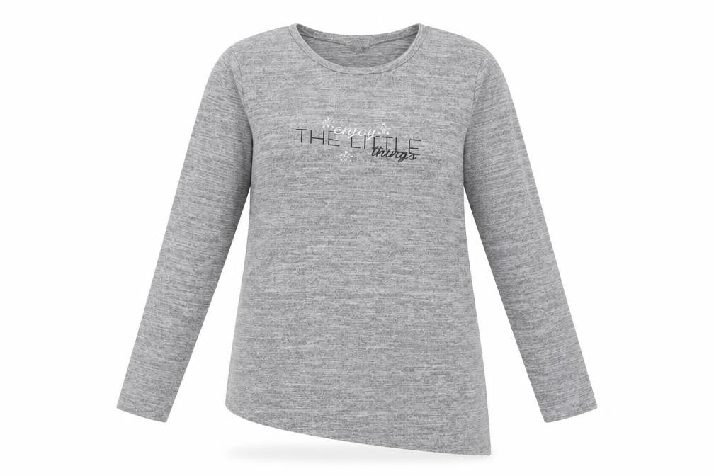 Womens UK Size 12 River Island Grey Basic T-Shirt
