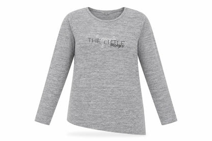 Womens UK Size 12 River Island Grey Basic T-Shirt