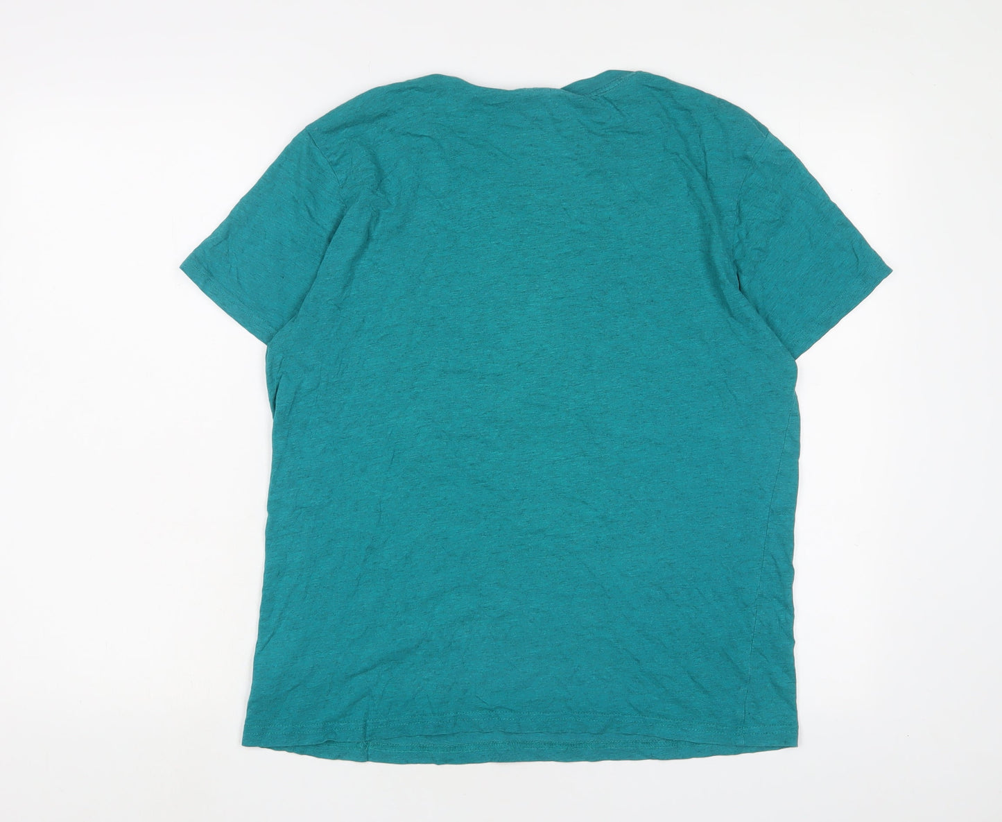 Mens UK Size M H&M Blue  T-Shirt