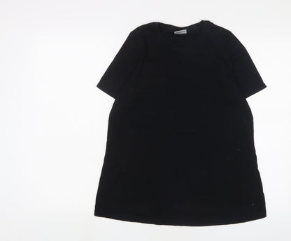 Womens UK Size 10 NEXT Black Basic T-Shirt