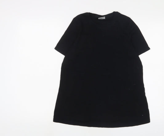 Womens UK Size 10 NEXT Black Basic T-Shirt