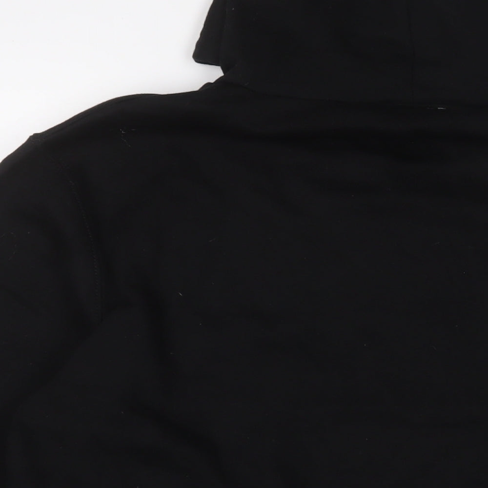 Republic Blues Mens Black Cotton Pullover Hoodie Size L - Hollywood CA