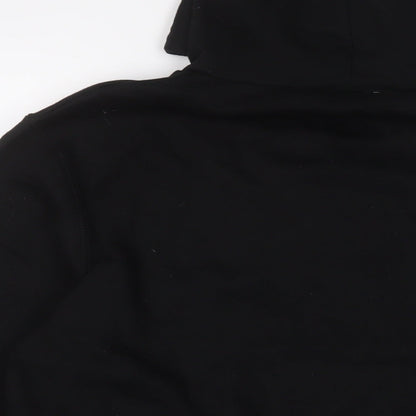 Republic Blues Mens Black Cotton Pullover Hoodie Size L - Hollywood CA