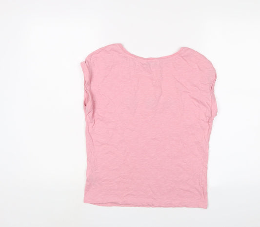 Womens UK Size 10 NEXT Pink Basic T-Shirt
