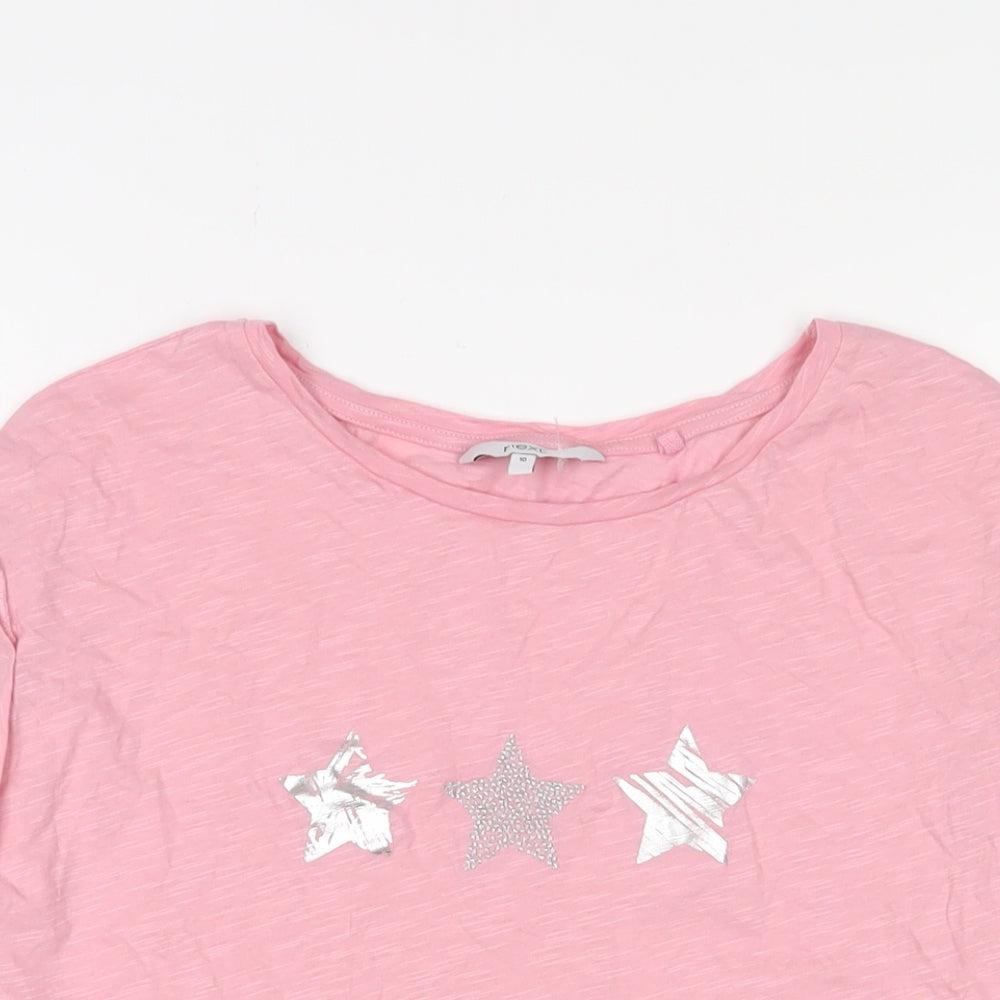 Womens UK Size 10 NEXT Pink Basic T-Shirt