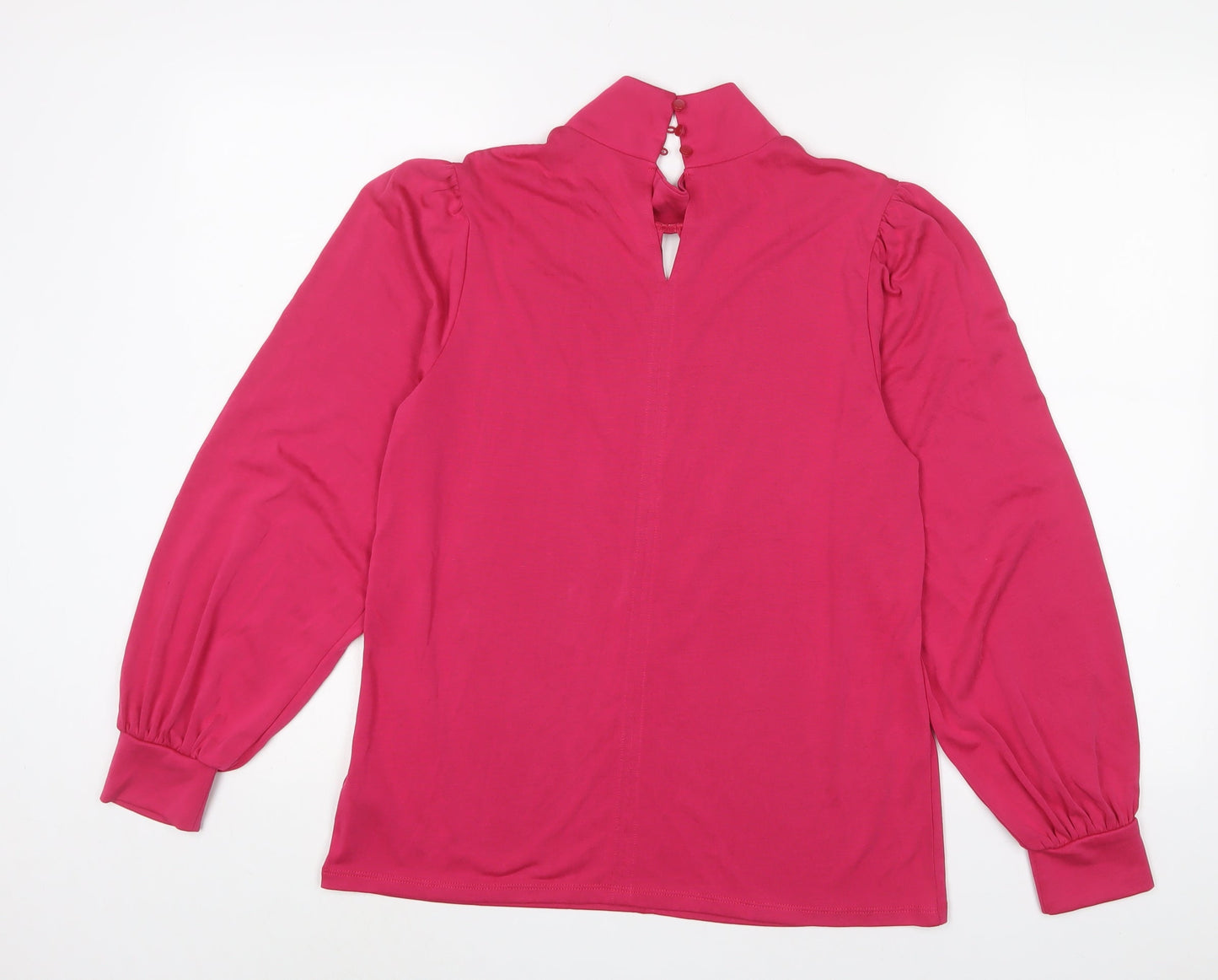 Womens UK Size 12 Marks and Spencer Pink Basic Blouse