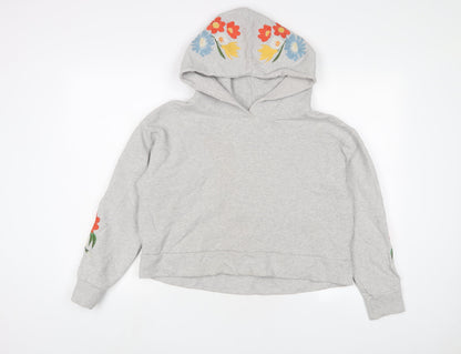 Womens UK Size 8 NEXT Grey Pullover Hoodie
