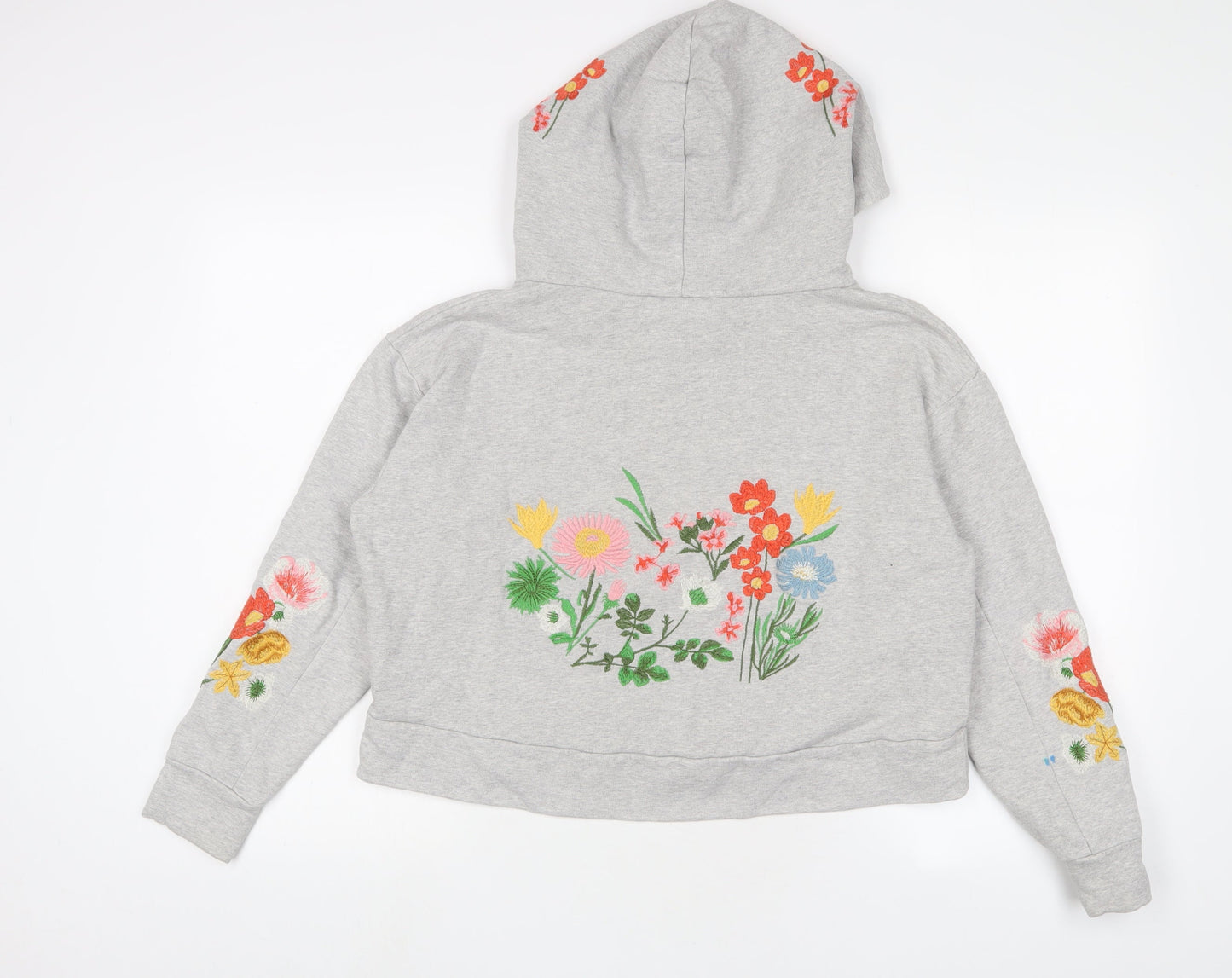 Womens UK Size 8 NEXT Grey Pullover Hoodie