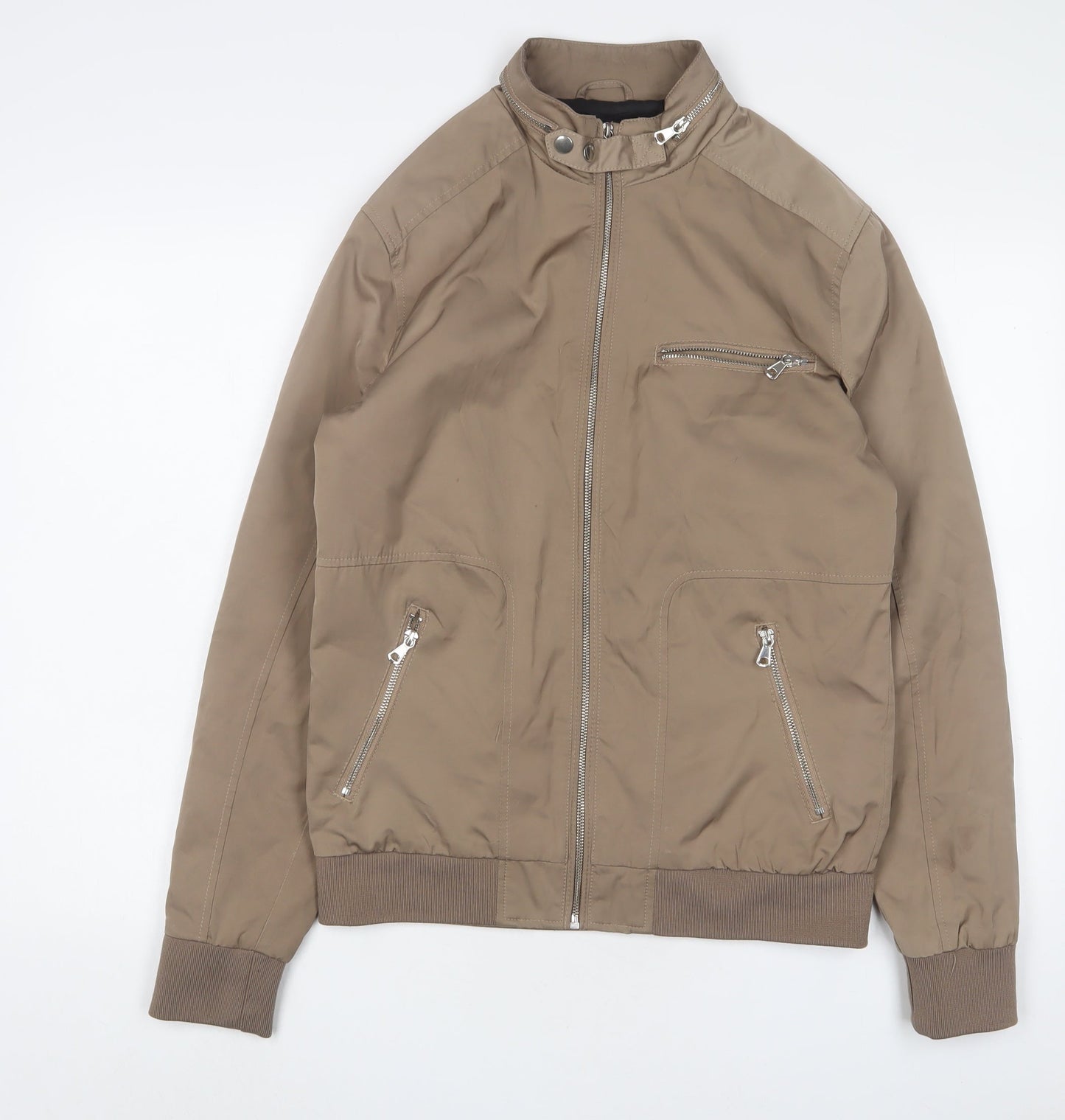 Mens UK Size M River Island Beige Jacket