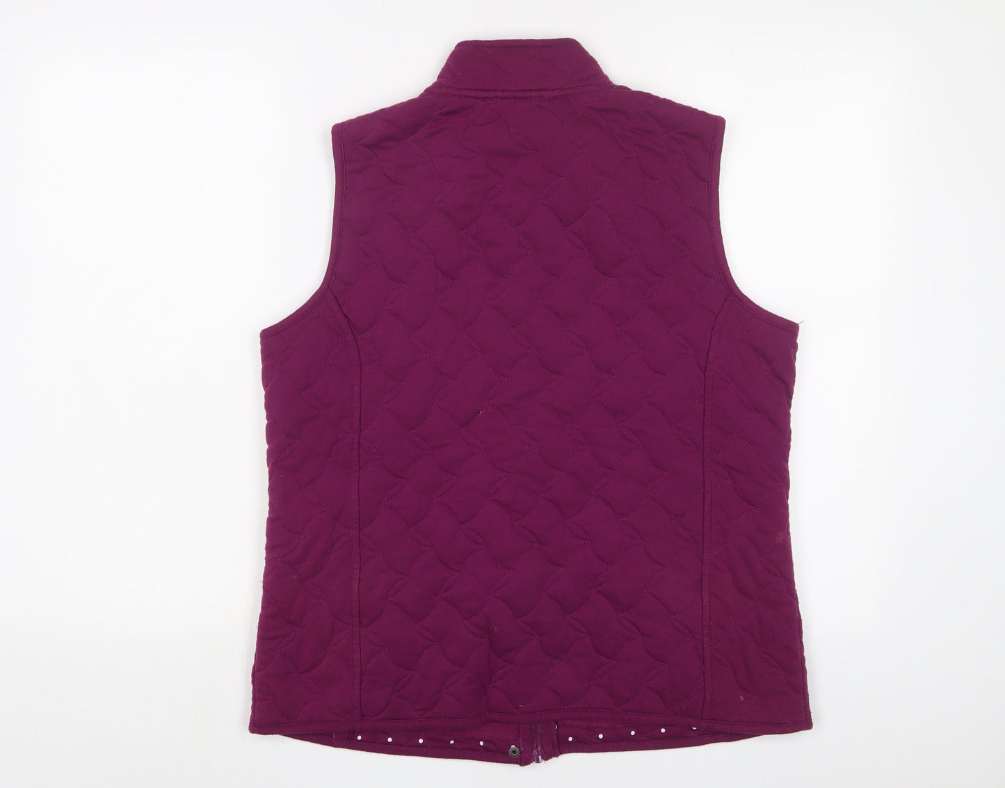 Womens UK Size 14 Bonmarché Purple Gilet