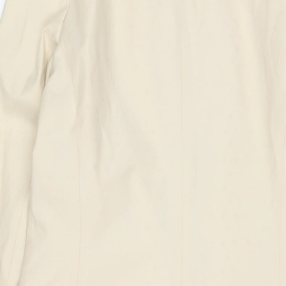 Womens UK Size 12 New Look Beige Overcoat