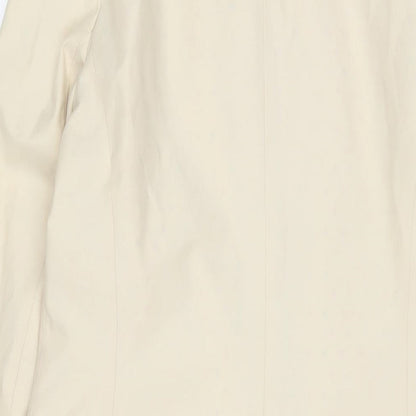 Womens UK Size 12 New Look Beige Overcoat