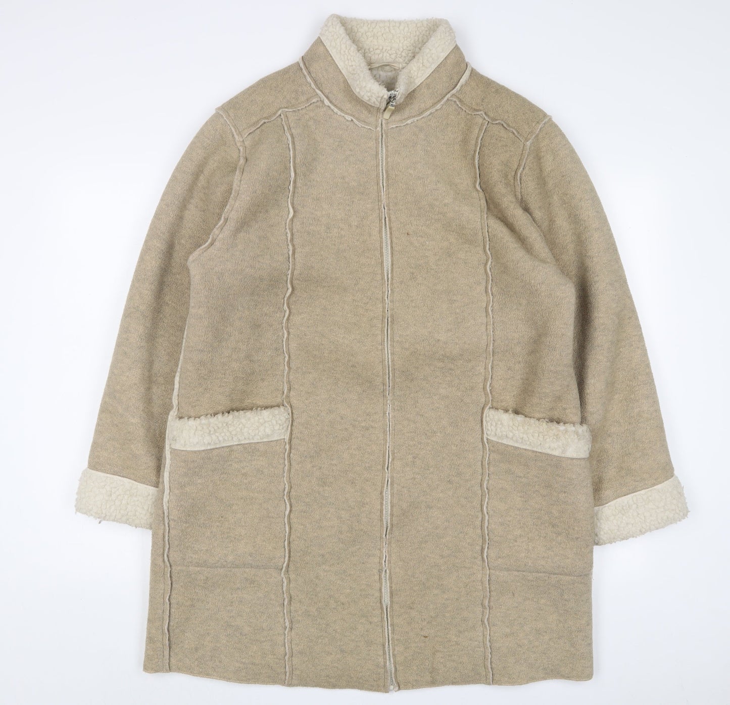 Womens UK Size 16 Marks and Spencer Beige Jacket