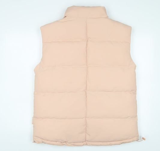 Missguided Womens Pink Gilet Jacket Size 10 Zip