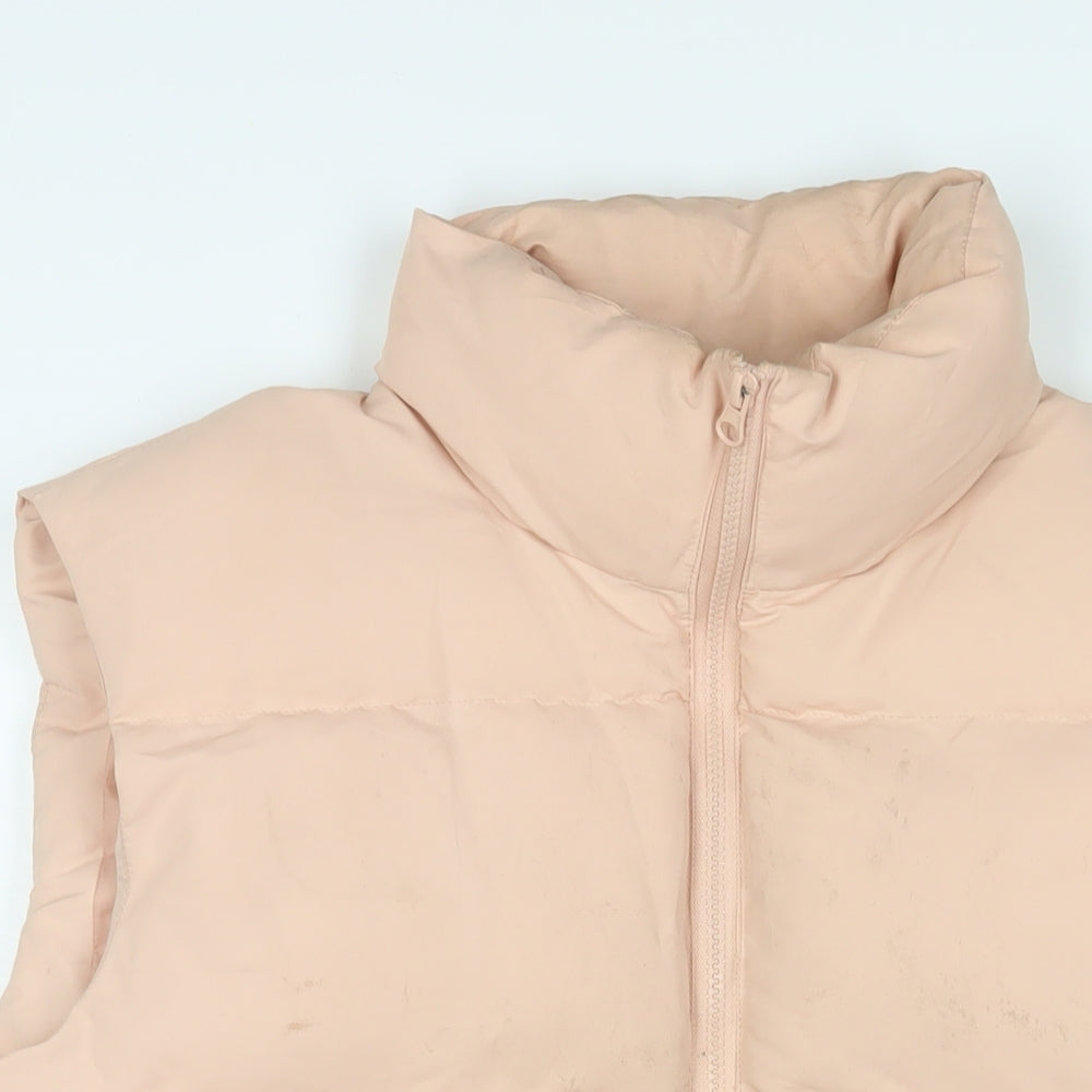 Womens UK Size 10 Missguided Pink Gilet
