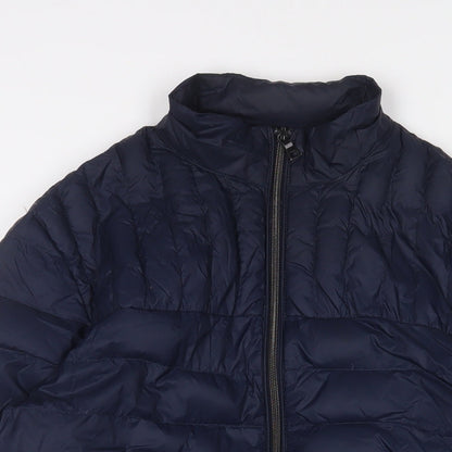 Mens UK Size S Marks and Spencer Blue Puffer Jacket