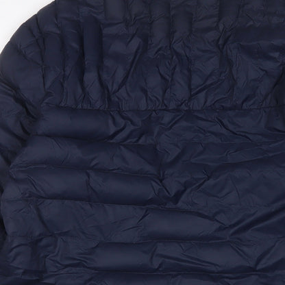 Mens UK Size S Marks and Spencer Blue Puffer Jacket
