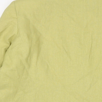 Classics Womens Green Jacket Blazer Size 18 Button