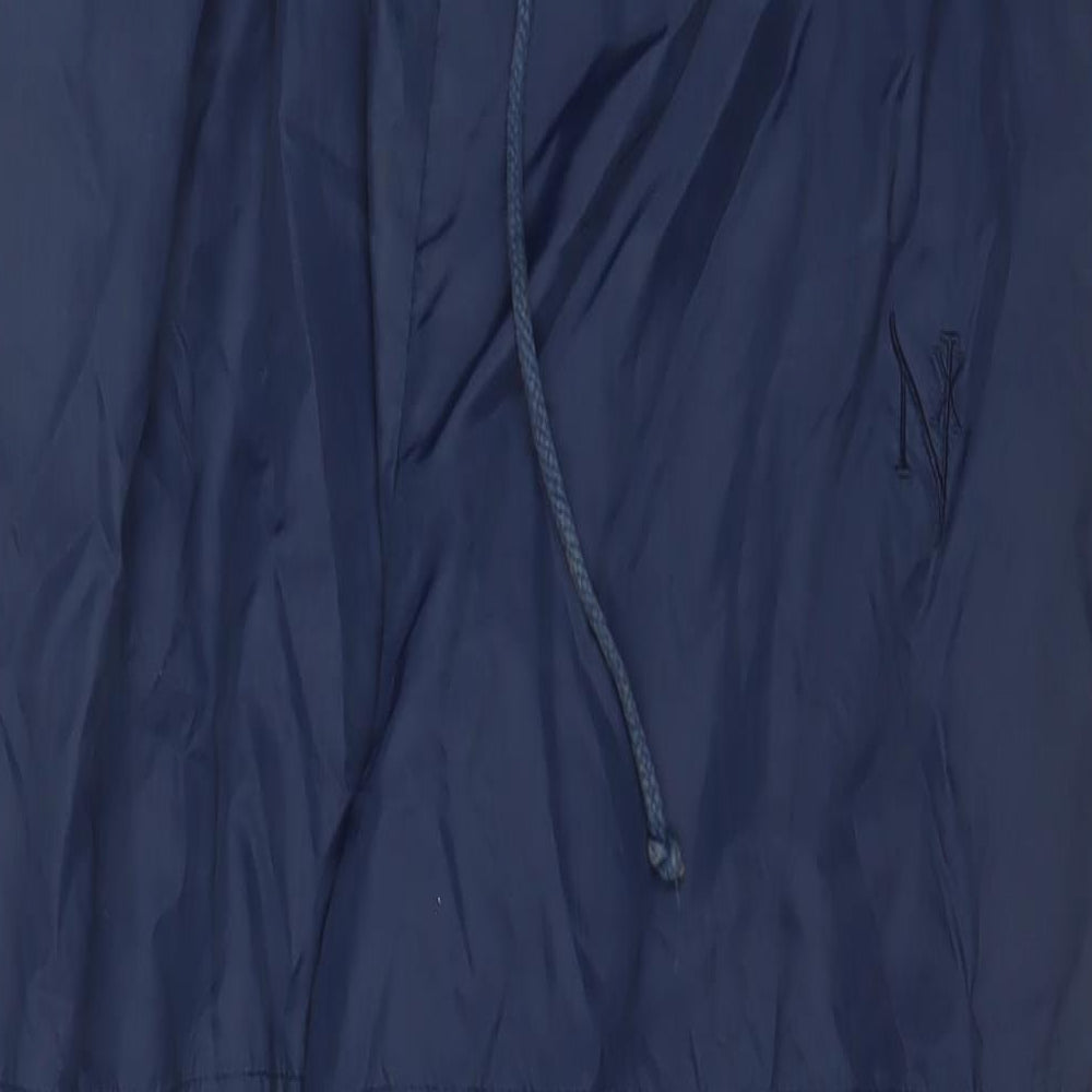 NEXT Mens Blue Nylon Sweatpants Trousers Size M L30 in Regular Drawstring