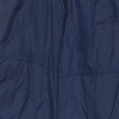 NEXT Mens Blue Nylon Sweatpants Trousers Size M L30 in Regular Drawstring