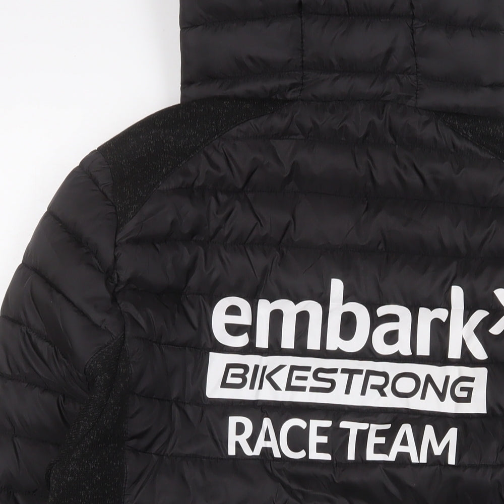 Mens UK Size S EMBARK Black Puffer Jacket