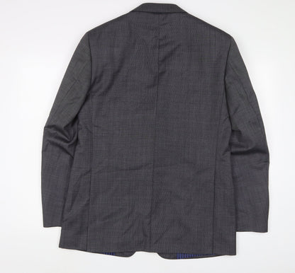 Mens UK Size 40 Marks and Spencer Regular Grey Suit Jacket
