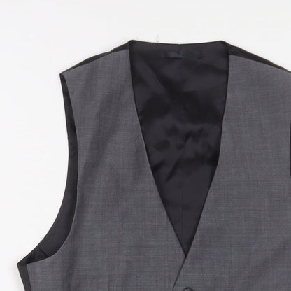 Mens UK Size 38 Kenneth Cole Regular Grey Suit Jacket