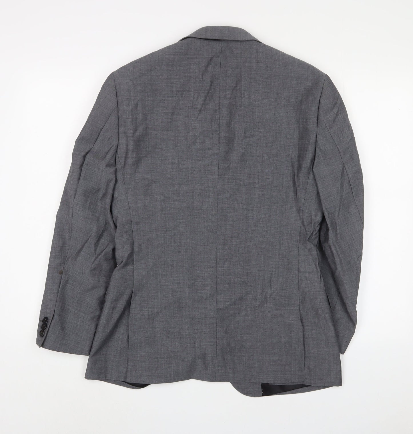 Mens UK Size 38 Kenneth Cole Regular Grey Suit Jacket