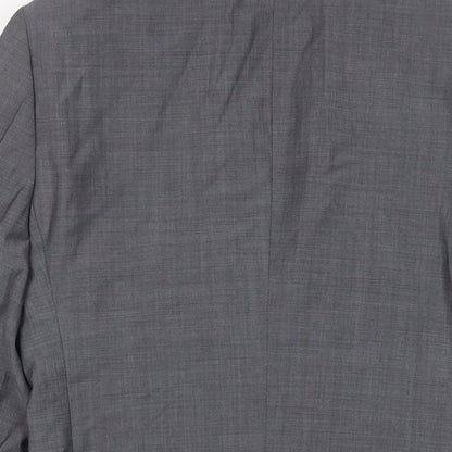 Mens UK Size 38 Kenneth Cole Regular Grey Suit Jacket