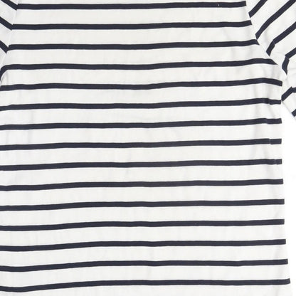 Womens UK Size 12 Marks and Spencer White Basic T-Shirt