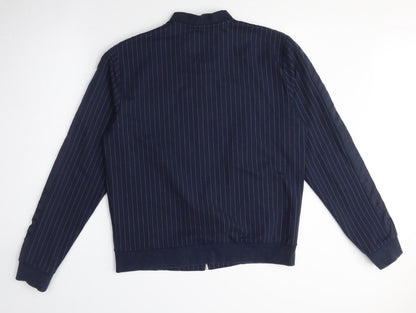Womens UK Size S River Island Blue Bomber Jacket