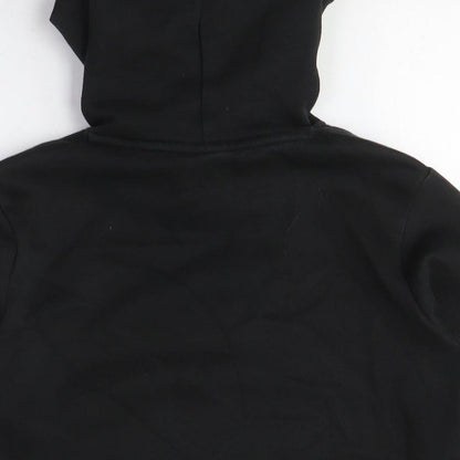 Puma Unisex Black Pullover Hoodie M - Cotton Blend Casual