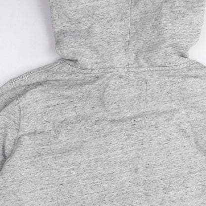 Hollister Unisex Grey Pullover Hoodie L