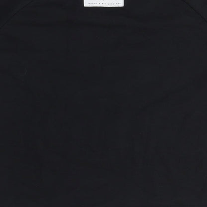 Puma Unisex Black Cotton T-Shirt, Short Sleeve, Size S