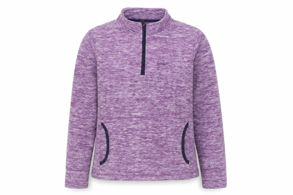 Womens UK Size M Mountain Warehouse Purple Henley Sweatshirt