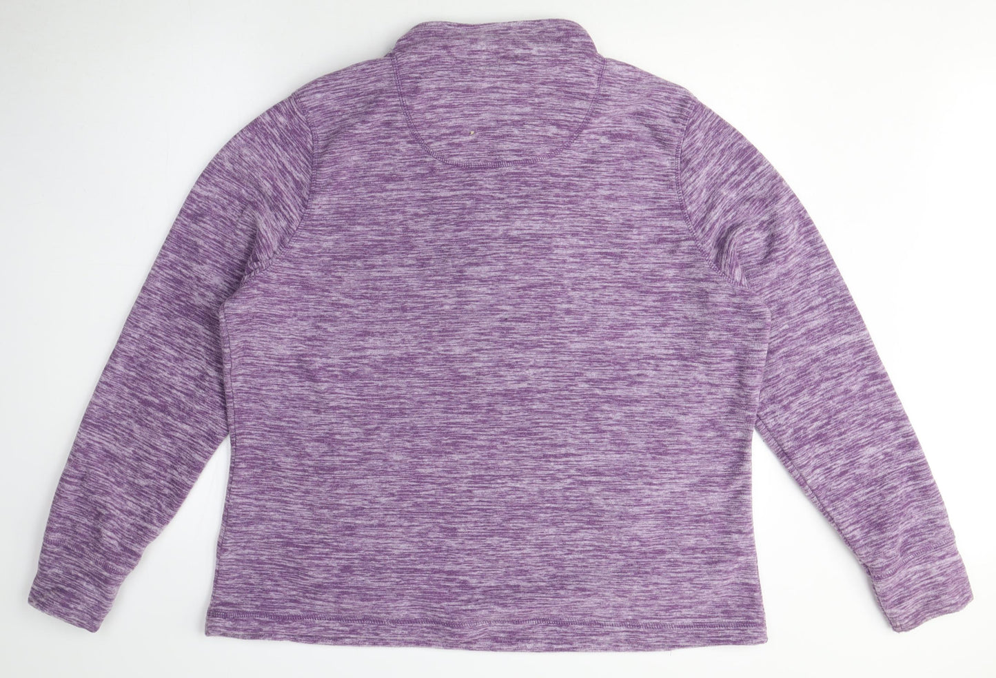 Womens UK Size M Mountain Warehouse Purple Henley Sweatshirt