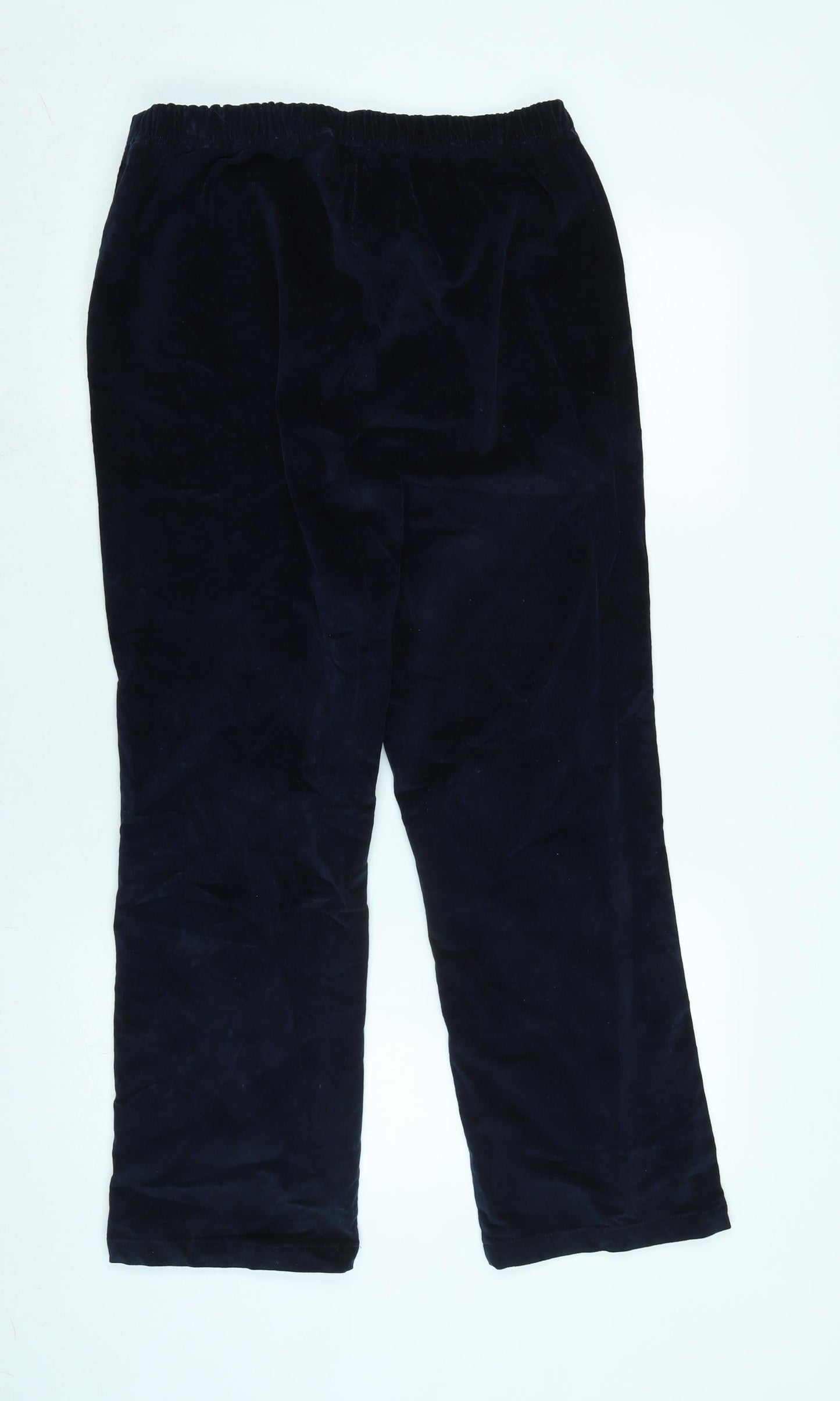 Mens UK Size 28 in Cotton Traders Regular Fit  Blue Trousers
