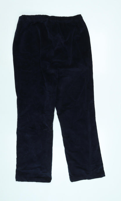 Mens UK Size 28 in Cotton Traders Regular Fit  Blue Trousers