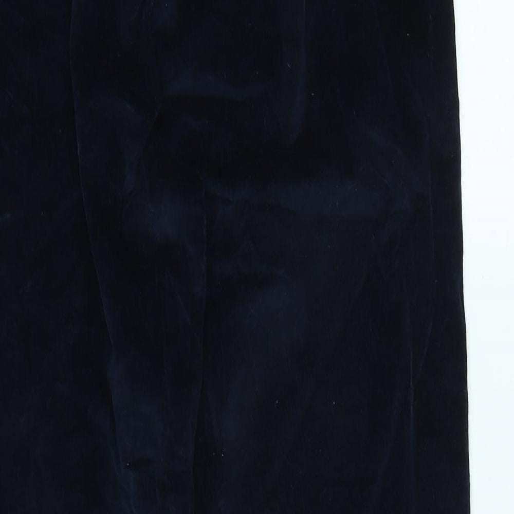 Mens UK Size 28 in Cotton Traders Regular Fit  Blue Trousers